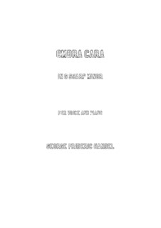 Radamisto, HWV12a: Ombra cara (g sharp minor) by Георг Фридрих Гендель