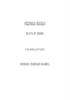 Radamisto, HWV12a: Ombra cara (b flat minor) by Георг Фридрих Гендель