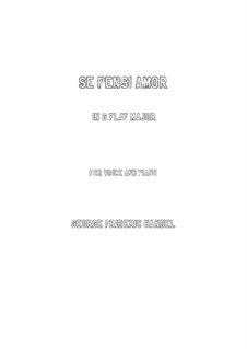 Дейдамия, HWV 42: Se pensi amor (G flat Major) by Георг Фридрих Гендель