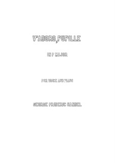 Юлий Цезарь в Египте, HWV 17: V'adoro pupille (F Major) by Георг Фридрих Гендель