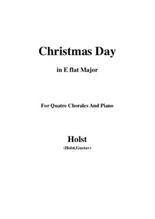 Christmas Day: E flat Major by Густав Холст