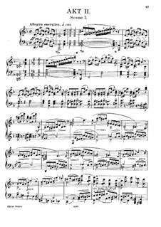 Боабдил, последний король мавров, Op.49: Акт II, для фортепиано by Мориц Мошковский