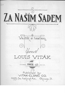 Za Nasim Sadem Valcik (Piano): Za Nasim Sadem Valcik (Piano) by folklore