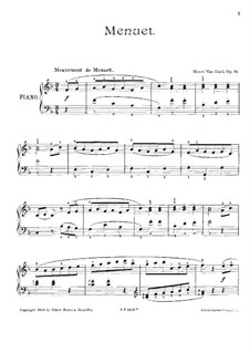Менуэт фа мажор, Op.91: Менуэт фа мажор by Henri van Gael