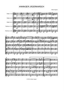 Anninger Jägermarsch: Pless/Pfc, Op.139 by Dieter Angerer