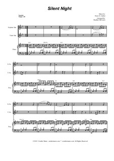 Ensemble version: Duet for soprano, tenor saxophone and piano by Франц Ксавьер Грубер