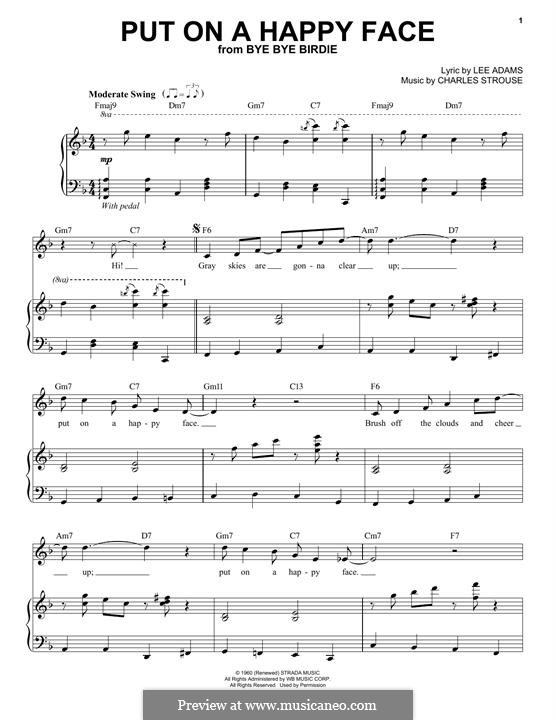 Put on a Happy Face: Для голоса и фортепиано by Charles Strouse
