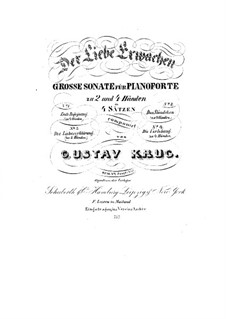 Три большие сонаты, Op.10: Соната No.1 'Der Liebe Erwachen' by Gustav Krug