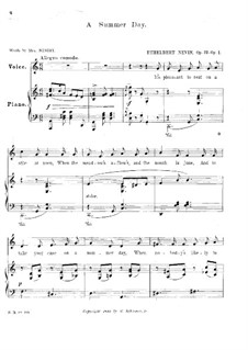 A Summer Day, Op.12: A Summer Day by Ethelbert Woodbridge Nevin
