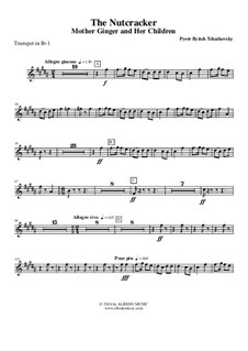 Фрагменты: Mother Ginger and Her Children, Polichinelles - Trumpet in Bb 1 (Transposed Part) by Петр Чайковский