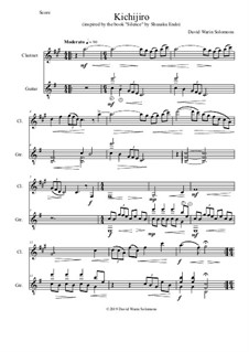 Kichijiro: Для кларнета и гитары by Дэвид Соломонс
