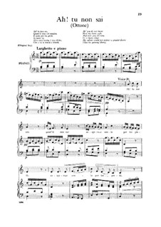 Оттон, король Германии, HWV 15: Ah! Tu non sai, Low Voice by Георг Фридрих Гендель