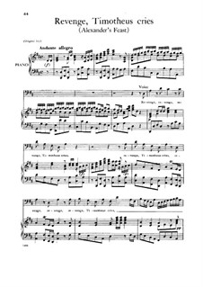 Пир Александра или Сила Музыки, HWV 75: Revenge, Thimoteus cries, Low Voice by Георг Фридрих Гендель