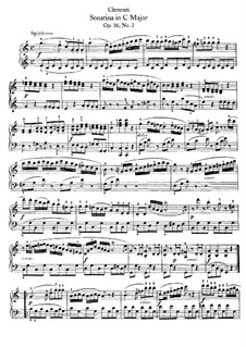 Сонатина No.3: Для фортепиано (с аппликатурой) by Муцио Клементи