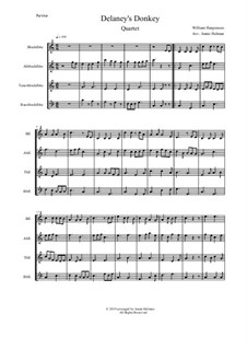 Delaney's Donkey: For quartet recorders by William Hargreaves