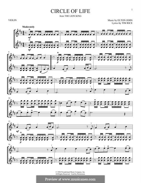Instrumental version: Для двух скрипок by Elton John