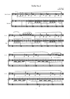Works for Bass clarinet and Marimba: No.2, MVWV 1026 by Maurice Verheul