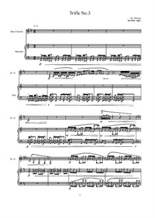 Works for Bass clarinet and Marimba: No.3, MVWV 1027 by Maurice Verheul