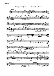 Соната для скрипки и фортепиано No.5: Часть I – Партия скрипки by Владимир Полионный