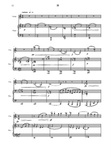 Соната для скрипки и фортепиано No.5: Часть II by Владимир Полионный