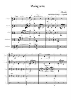 Four Spanish Dances – Malaguena, Menuet, Tango Espagnol, Aragonaise: Four Spanish Dances – Malaguena, Menuet, Tango Espagnol, Aragonaise by Исаак Альбенис