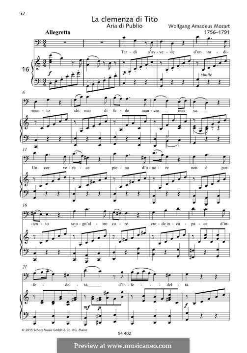 Tardi s'avvede d'un tradimento: Для голоса и фортепиано by Вольфганг Амадей Моцарт