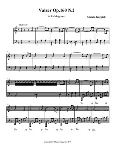 Valzers, Op.160: Valzer No.2 in Fa Maggiore by Marzia Gaggioli