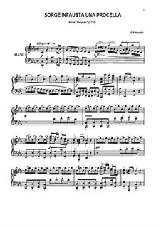 Орландо, HWV 31: Sorge infausta una procella by Георг Фридрих Гендель