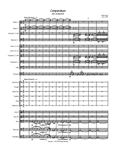 Compendium (for orchestra): Compendium (for orchestra) by Jordan Grigg