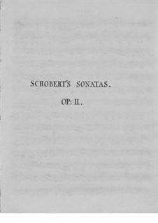 Две сонаты для клавесина и скрипки, Op.2: Две сонаты для клавесина и скрипки by Иоганн Шоберт