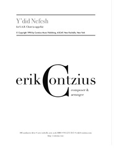 Y'did Nefesh: Y'did Nefesh by Erik Contzius