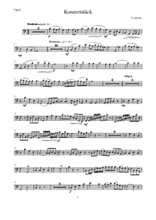 Concertpiece for 3 Wind Instruments: Bassoon part by Florian Janezic