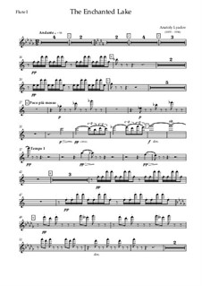 Волшебное озеро, Op.62: Партии by Анатолий Лядов