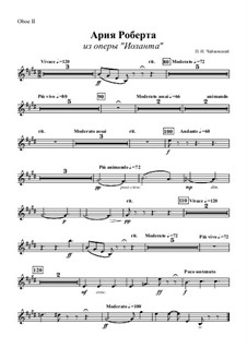 Иоланта, TH 11 Op.69: Ария Роберта – Партия второго гобоя by Петр Чайковский