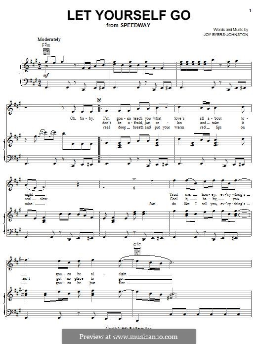 Let Yourself Go (Elvis Presley): Для голоса и фортепиано (или гитары) by Joy Byers-Johnston