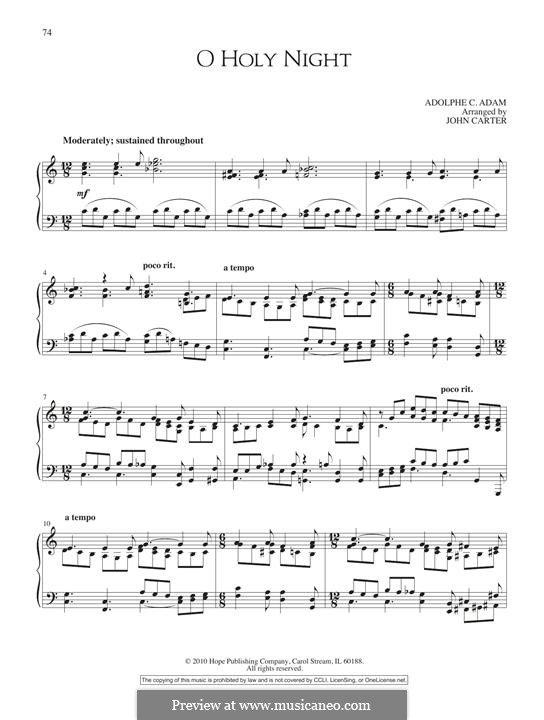 Piano version: Для одного исполнителя by Адольф Адам