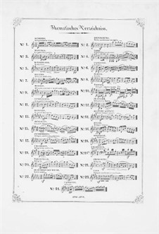 Bunte Reihe, Op.30: No.13-24 для фортепиано by Фердинанд Давид