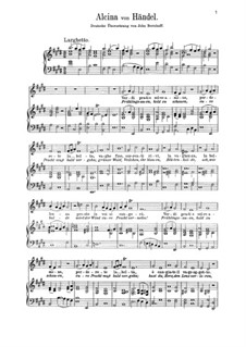 Альцина, HWV 34: Verdi prati by Георг Фридрих Гендель