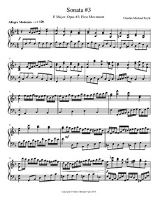 Sonata No.3, Op.3: First Movement by Charles Fayle