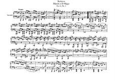 Три марша, Op.45: Марш ре мажор, для фортепиано в четыре руки by Людвиг ван Бетховен