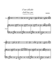 Vocal-instrumental version: Для гобоя и фортепиано by folklore