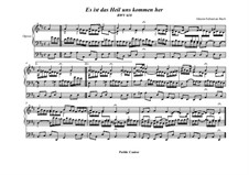 Es ist das Heil uns kommen her, BWV 638: Für Orgel by Иоганн Себастьян Бах