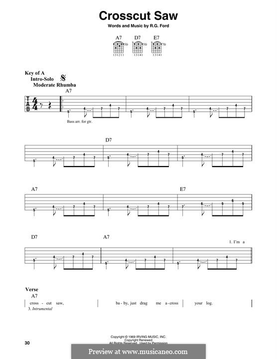 Crosscut Saw: Для гитары by R.G. Ford