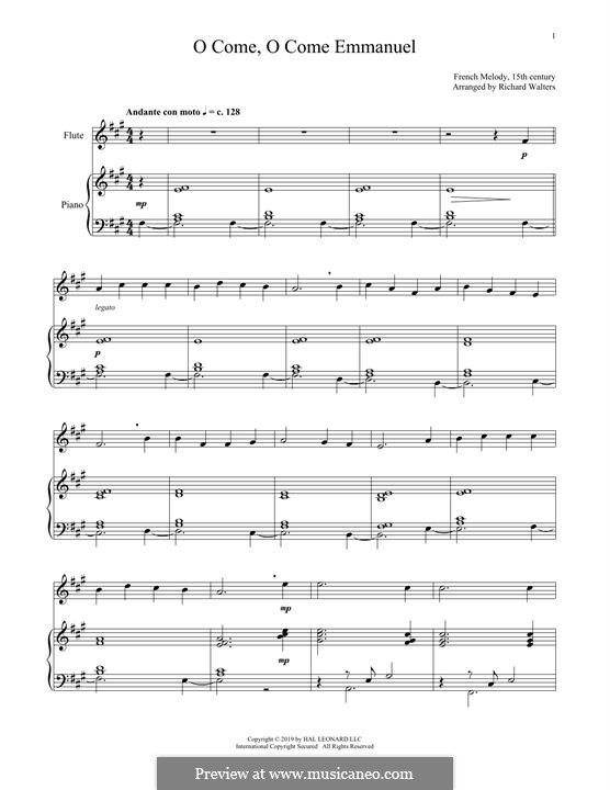 Instrumental version: Для флейты и фортепиано by folklore