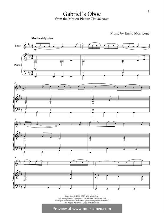 Instrumental version: Для флейты и фортепиано by Ennio Morricone