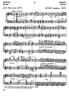 Соната для фортепиано No.8 ми-бемоль мажор, D.568 Op.122: Для одного исполнителя by Франц Шуберт