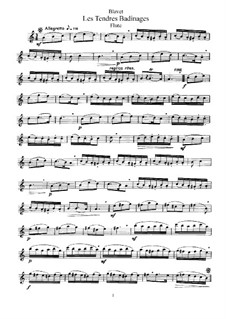 Les Tendres Badinages for Flute and Piano, Op.2: Сольная партия by Мишель Блаве