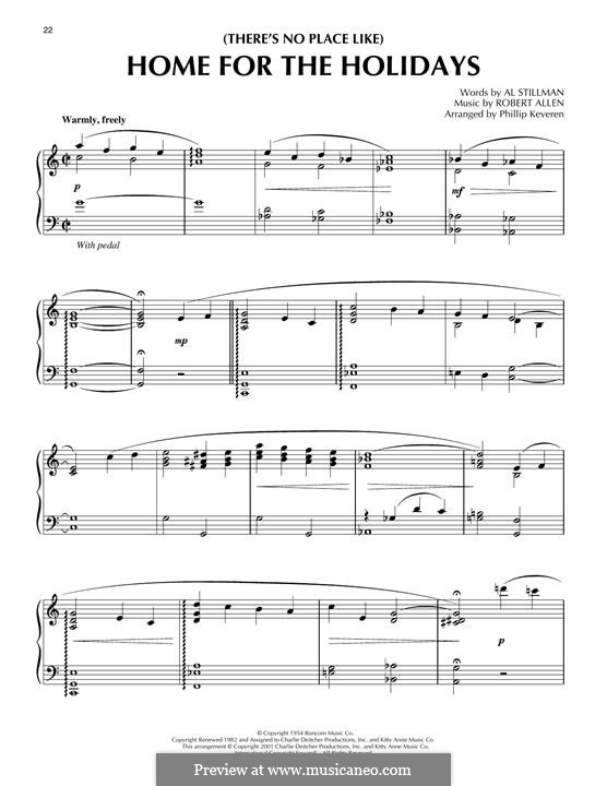 Piano version: Jazz version by Robert Allen