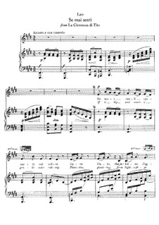 La Clemenza di Tito. Se mai senti: E Major by Леонардо ди Лео