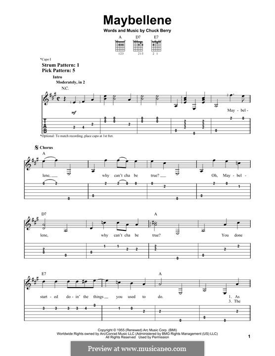 Maybellene: Для гитары by Chuck Berry